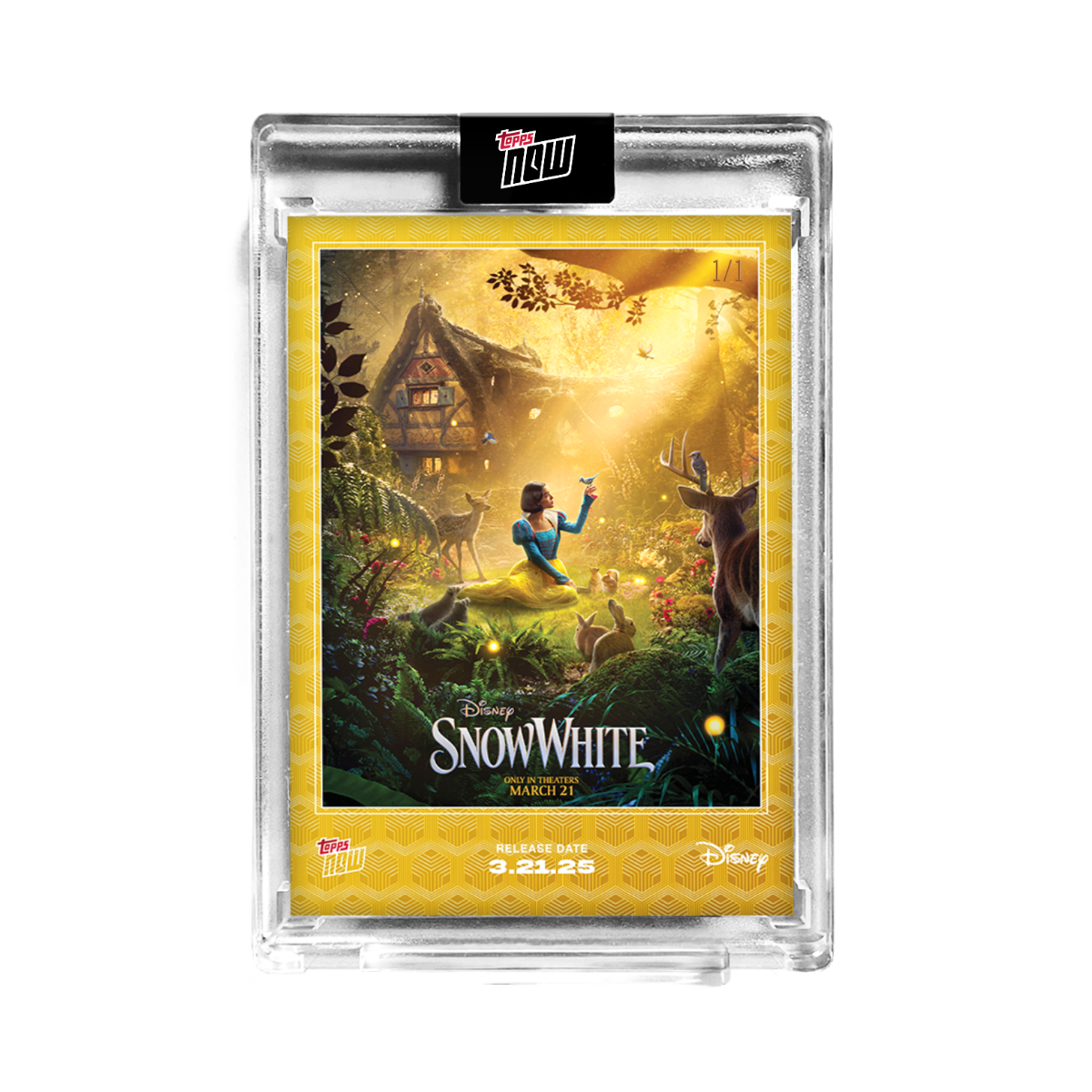 Alternative view of 2025 Disney Topps NOW Snow White - PR: 3942