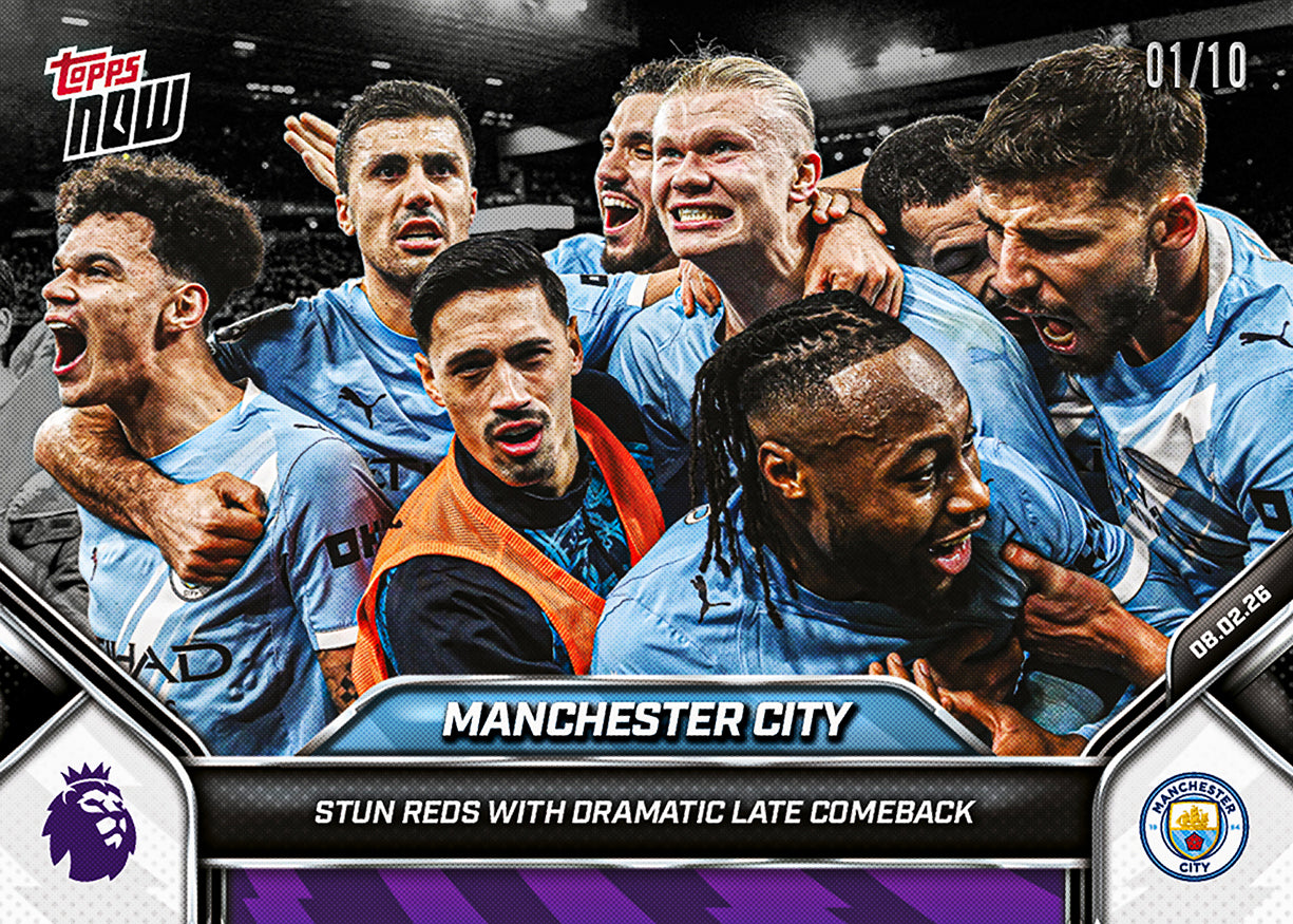 Manchester City - 2025-26 Premier League Topps NOW - Card 134 - PR: 1074 - Image 4