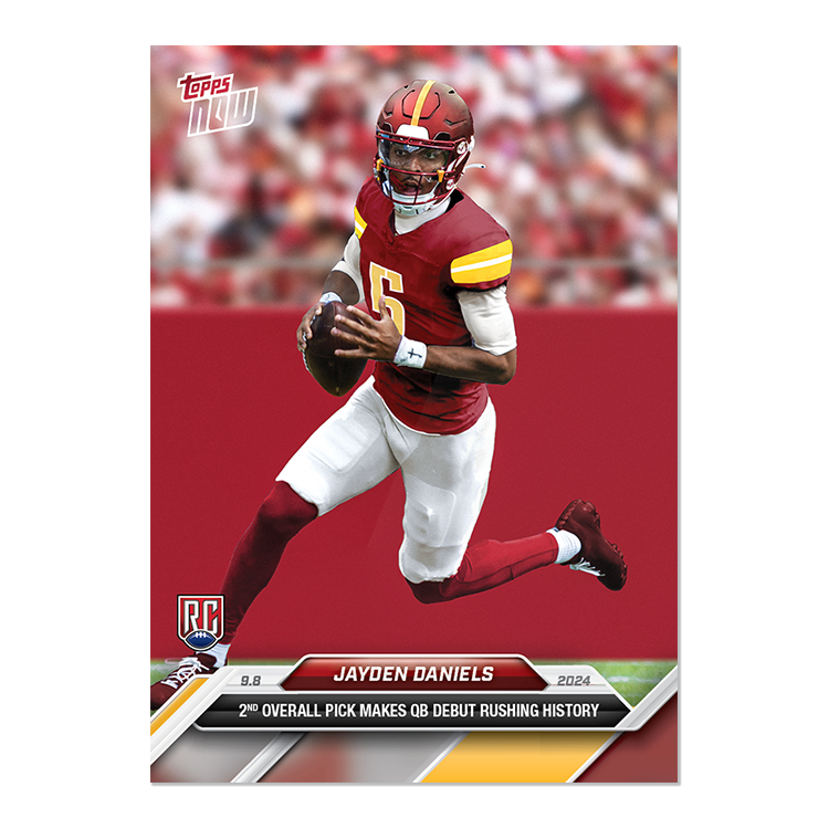 Jayden Daniels - 2024 TOPPS NOW Football Card 3 - LOOK FOR AUTOS - PR: 14,862