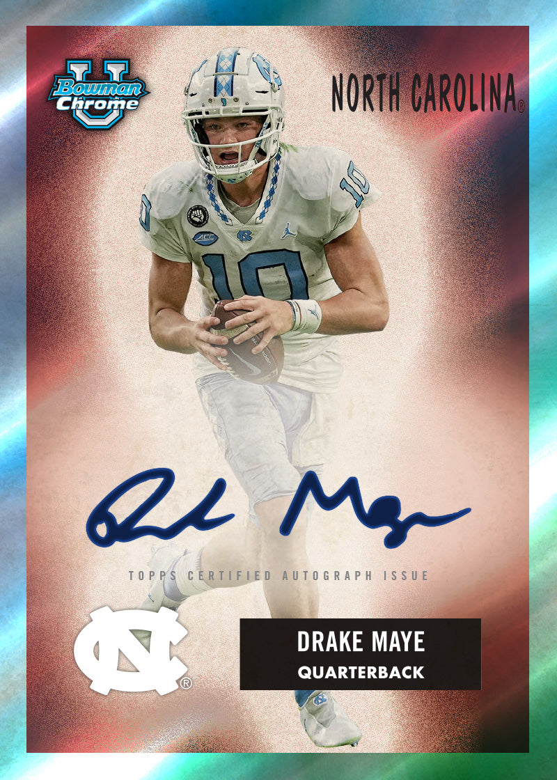 2023 Bowman University Chrome Football - HTA Box - Image 10