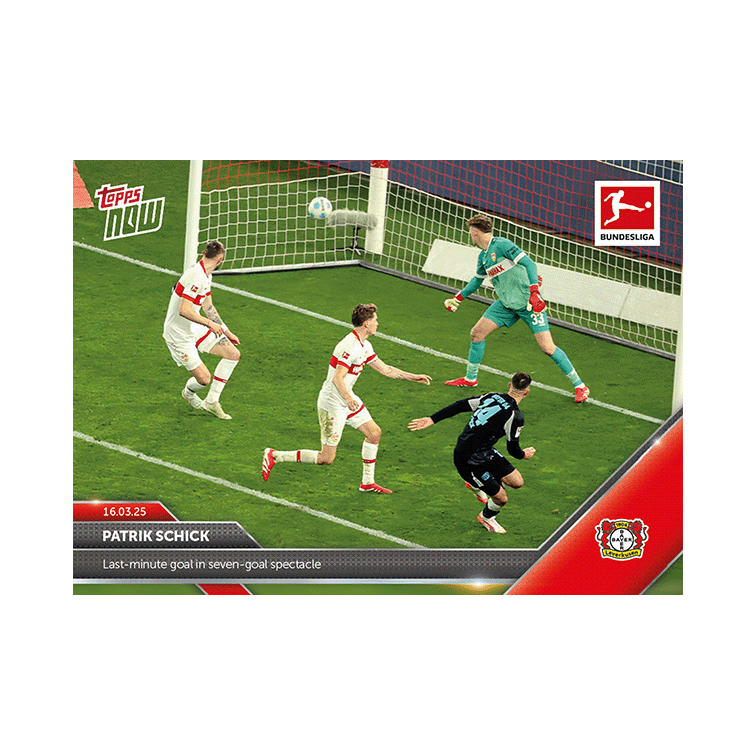 Patrik Schick - 2024-25 Bundesliga Topps NOW Card 147 - PR: 66