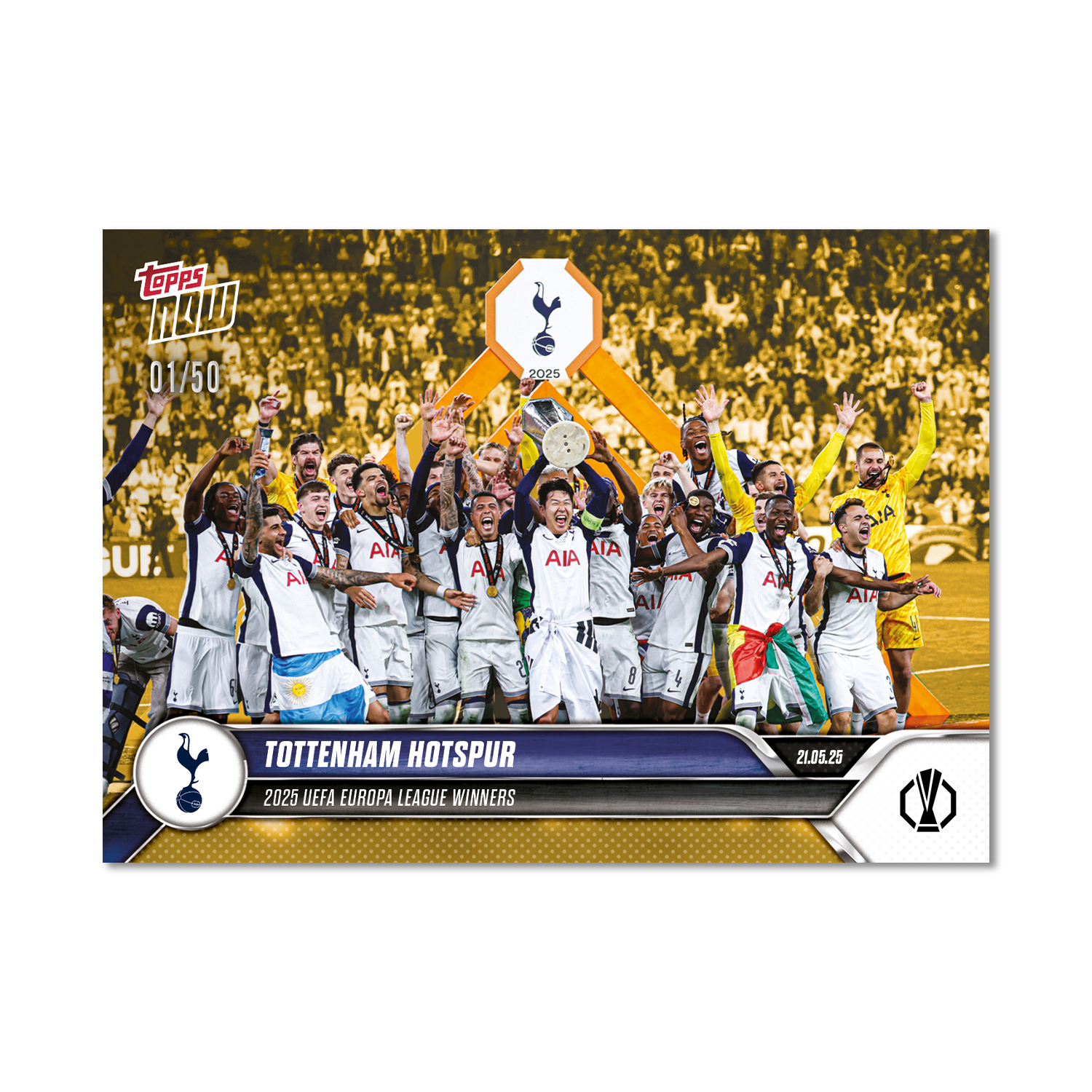 Tottenham Hotspur - 2024-25 UEL Topps NOW Card 34 - LOOK FOR RELIC - PR: 6343 - Image 10