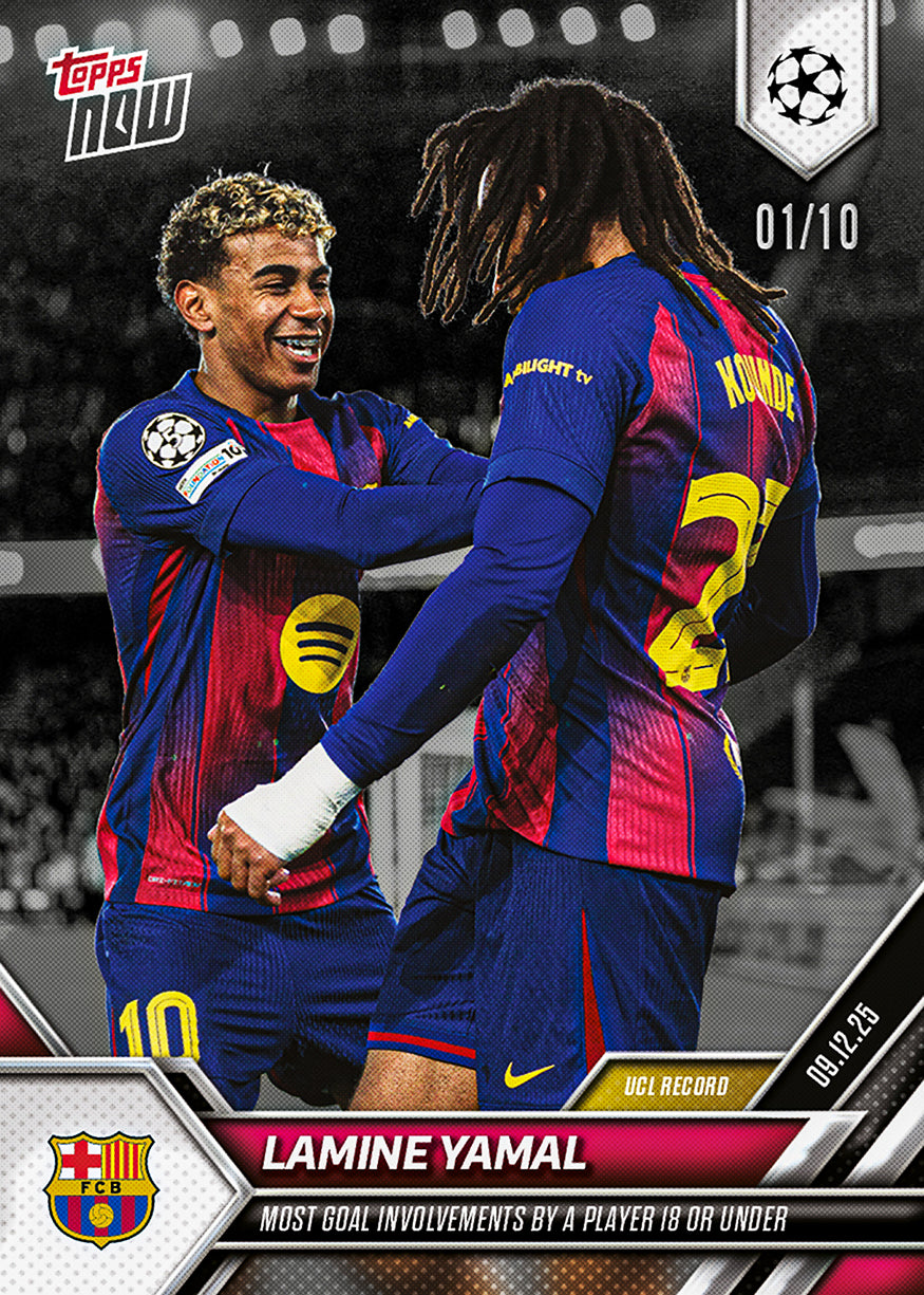 Lamine Yamal - 2025-26 UCL Topps NOW - Card 65 - PR: 3773 - Image 4