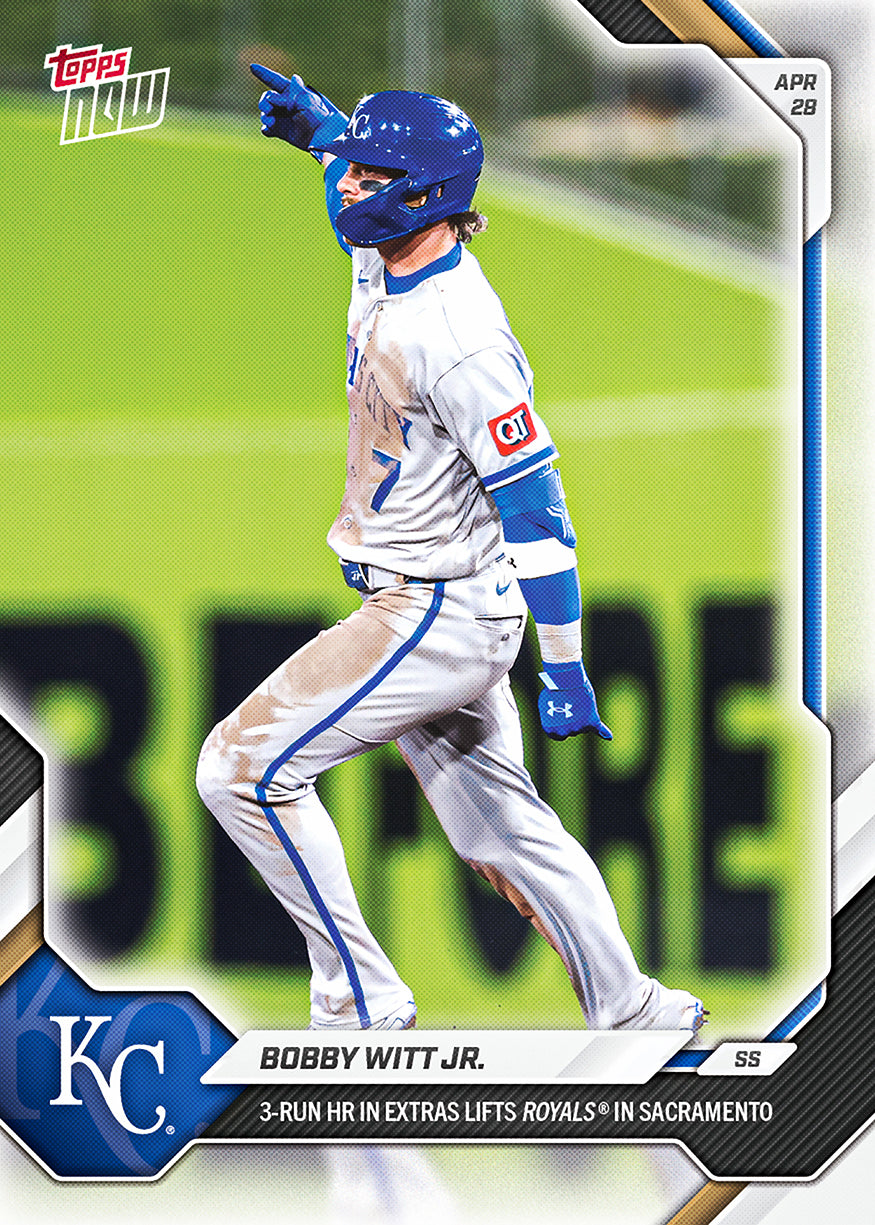 Bobby Witt Jr. - 2026 MLB Topps NOW - Card 137 - PR: 1213