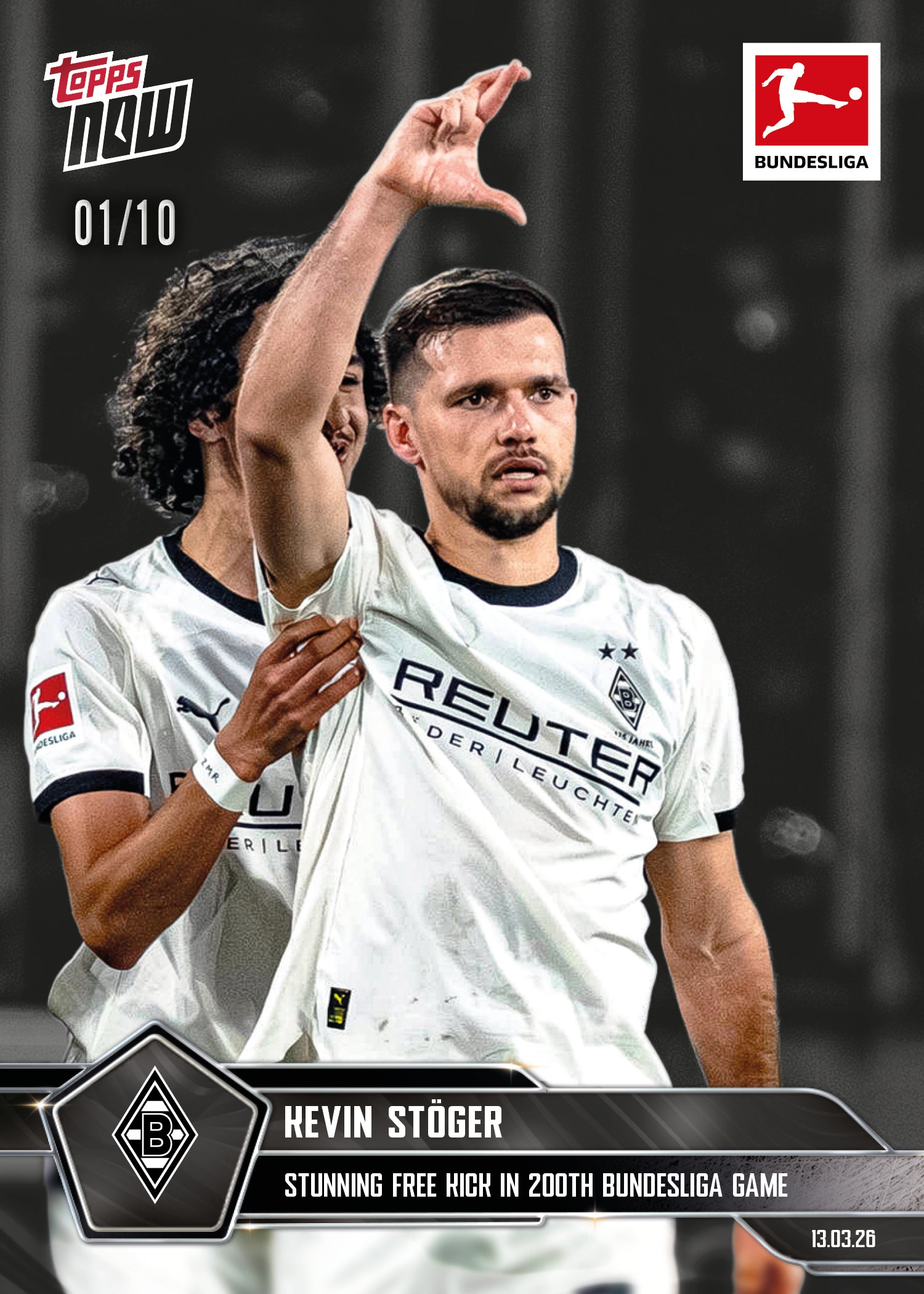 Kevin Stöger - 2025-26 Bundesliga Topps NOW - Card 146 - PR:147 - Image 4