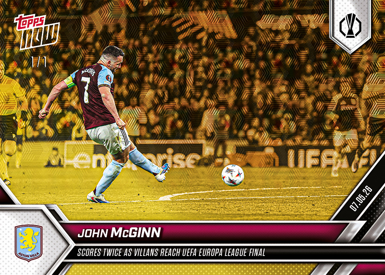 John McGinn - 2025-26 UEL Topps NOW - Card 30 - PR: 248 - Image 2