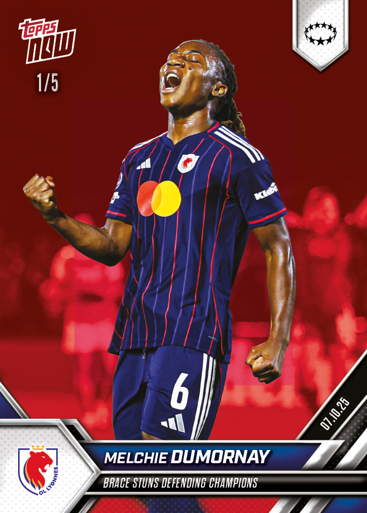 Melchie Dumornay - 2025-26 UWCL Topps NOW - Card 1 - Image 3