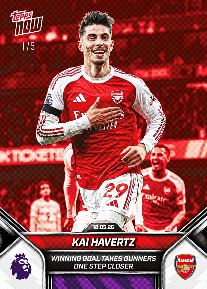 Kai Havertz - 2025-26 Premier League Topps NOW - Card 197 - PR: 3198 - Image 3