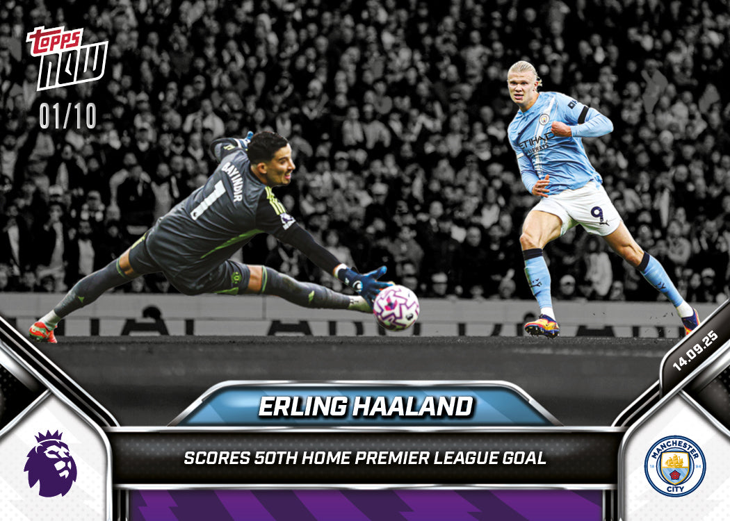 Erling Haaland - 2025-26 Premier League Topps NOW - Card 20 - PR: 1137 - Image 4