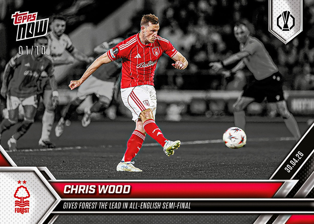 Chris Wood - 2025-26 UEL Topps NOW - Card 29 - PR: 188 - Image 4