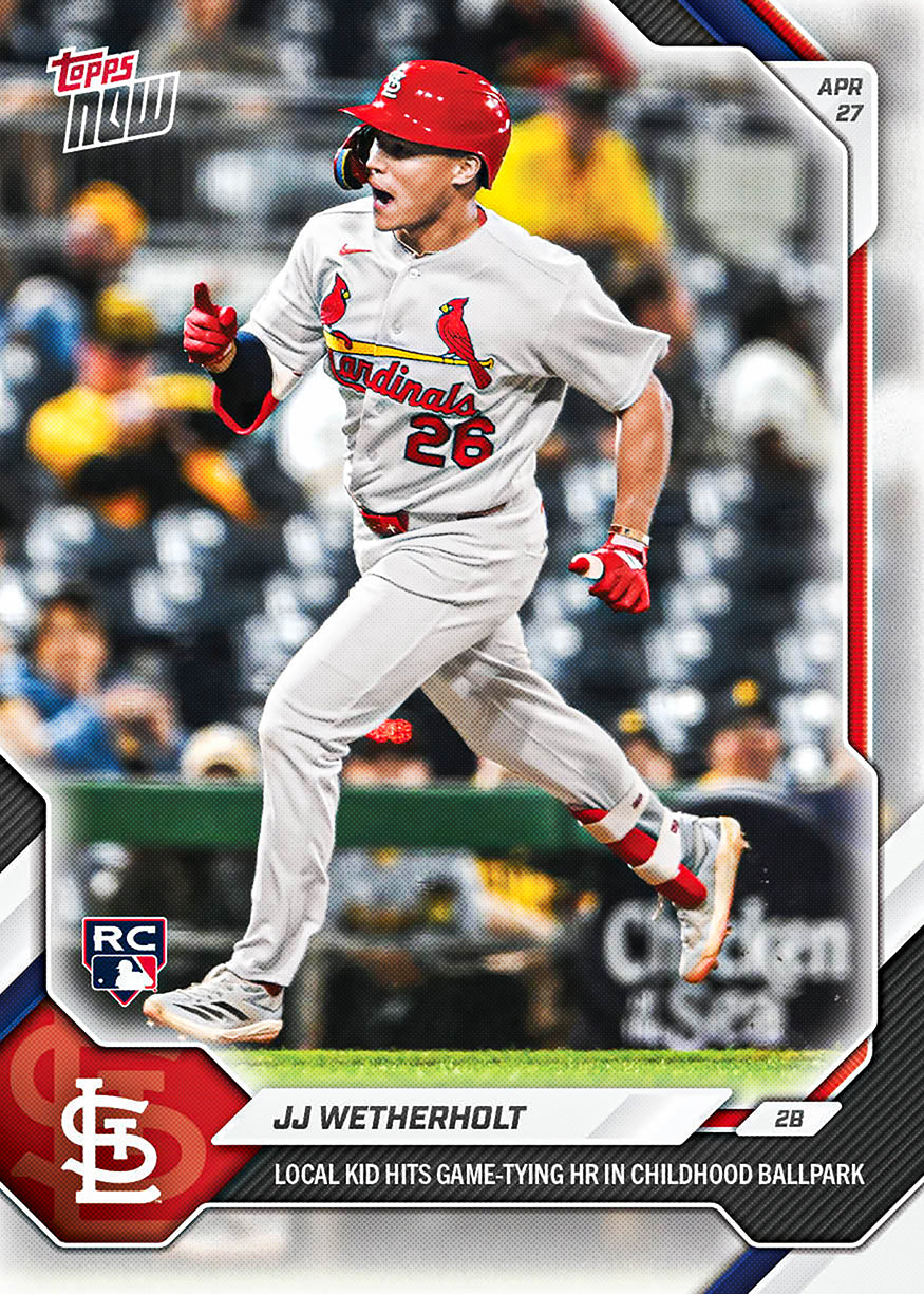 JJ Wetherholt - 2026 MLB Topps NOW - Card 134 - PR: 2304