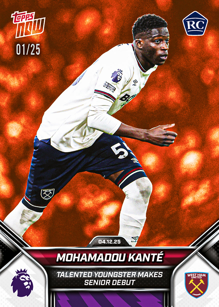 Mohamadou Kanté - 2025-26 Premier League Topps NOW - Card 75 - PR: 600 - Image 5
