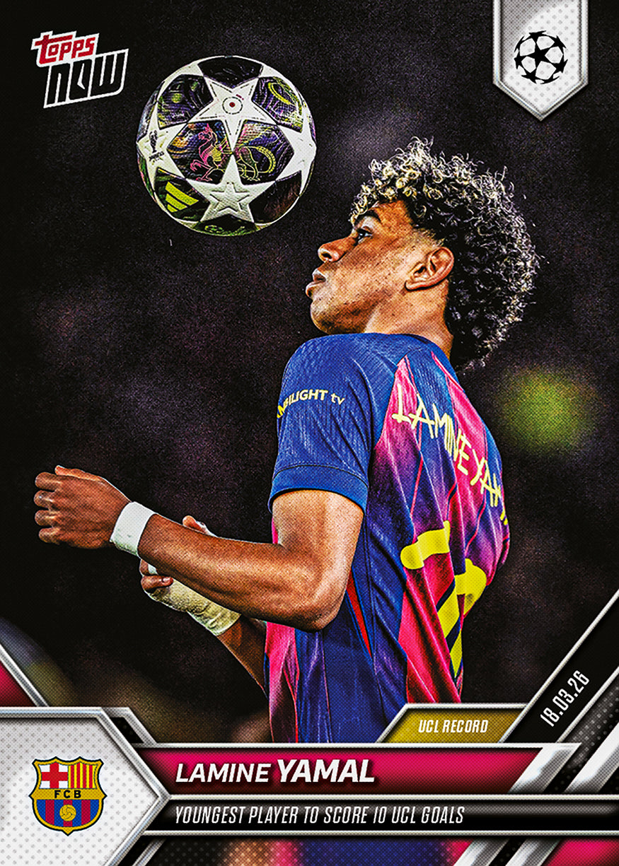 Lamine Yamal - 2025-26 UCL Topps NOW - Card 112 - PR: 10135 - Image 2