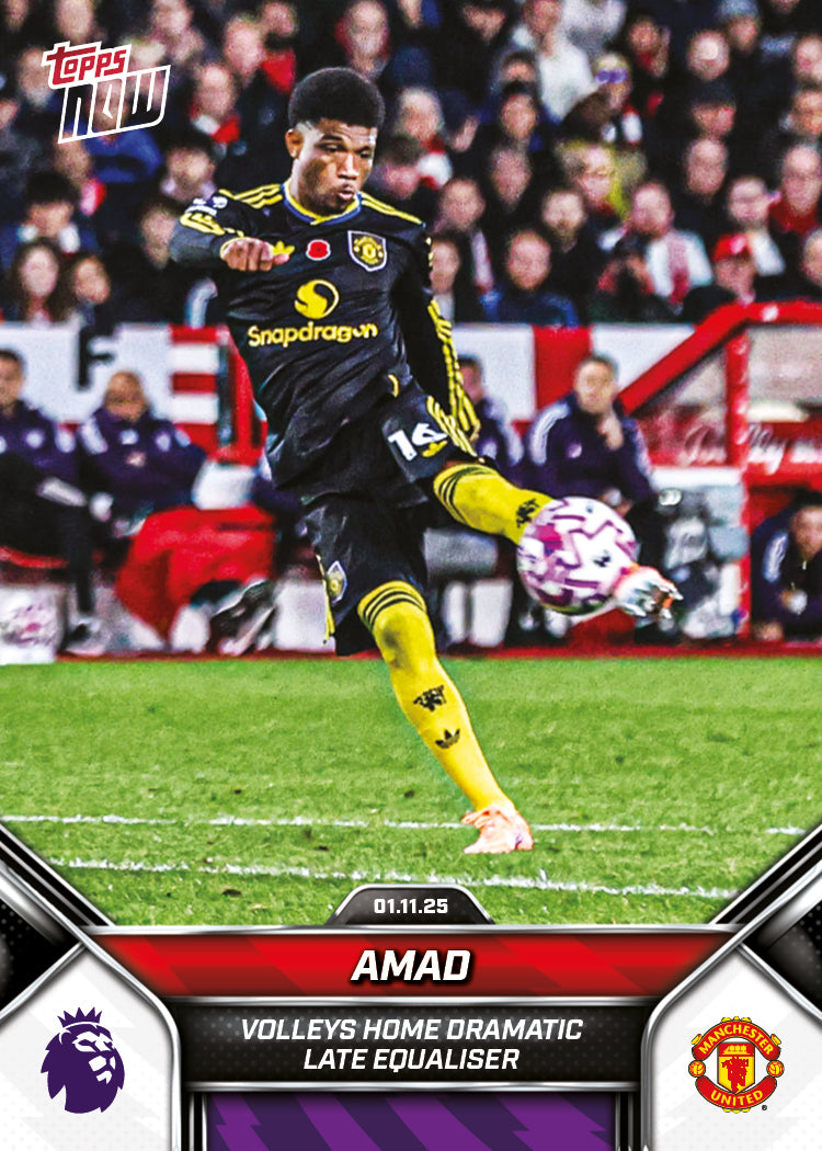 Amad - 2025-26 Premier League Topps NOW - Card 48 - PR: 434