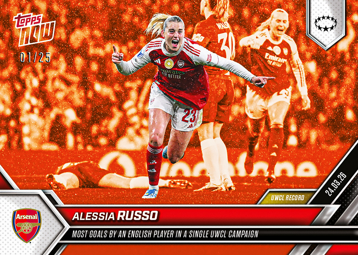 Alessia Russo - 2025-26 UWCL Topps NOW - Card 22 - PR: 768 - Image 5