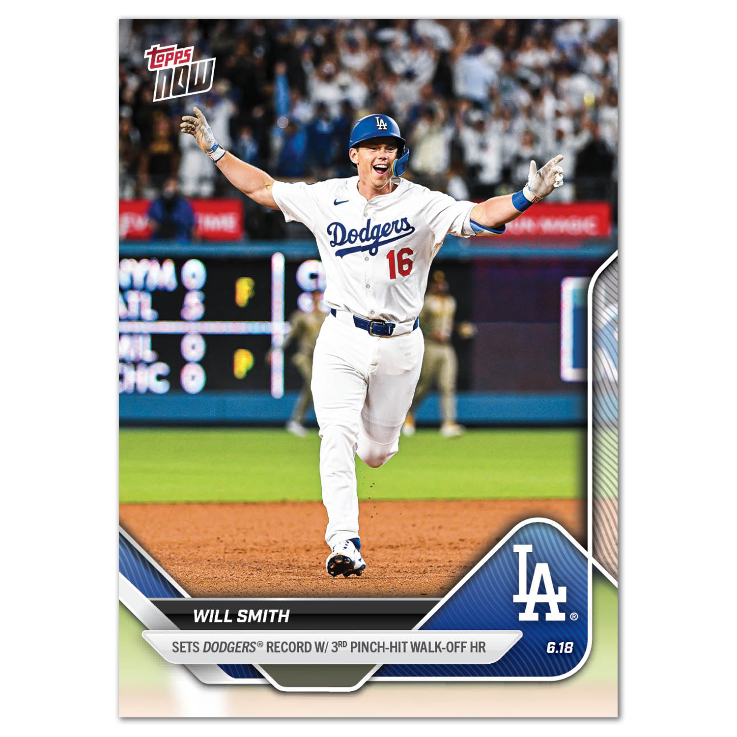 Will Smith - 2025 MLB Topps NOW - Card 317 - PR: 1032