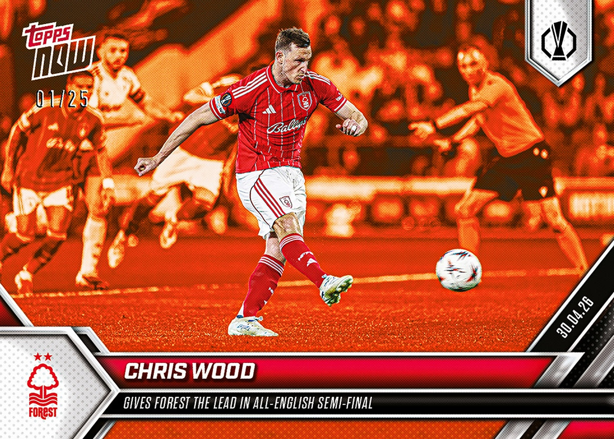 Chris Wood - 2025-26 UEL Topps NOW - Card 29 - PR: 188 - Image 5