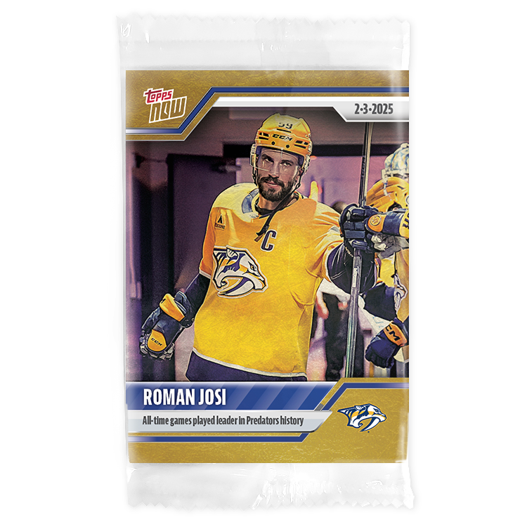 Roman Josi - 2024-25 NHL Topps NOW - Sticker # 106 Pack - PR: 180 - Image 3