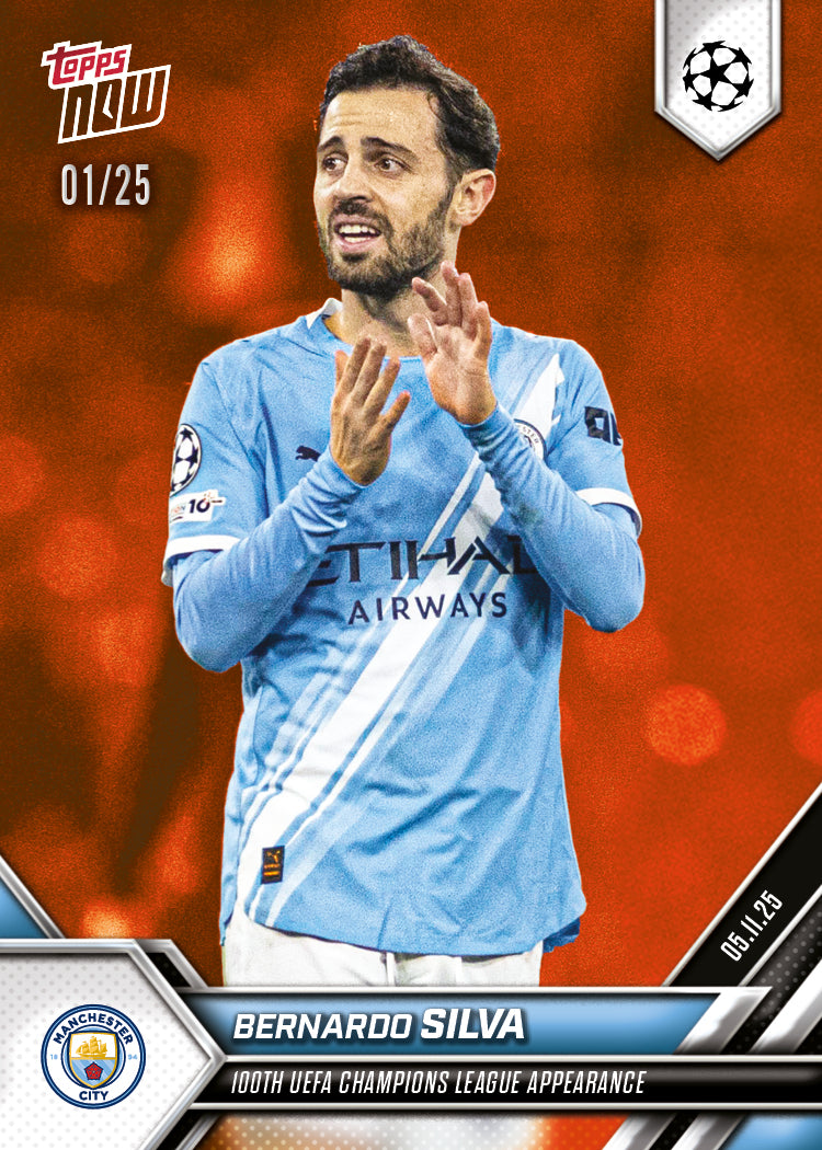 Bernardo Silva - 2025-26 UCL Topps NOW - Card 49 - PR: 253 - Image 5