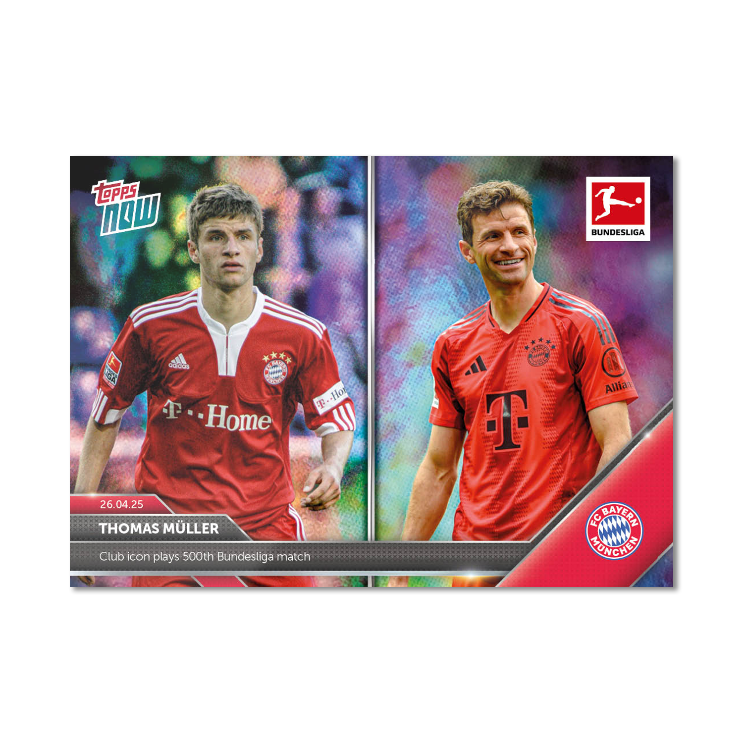Thomas Müller - 2024-25 Bundesliga Topps NOW Card 176 - LOOK FOR AUTO-RELIC - PR: 7754 - Image 3