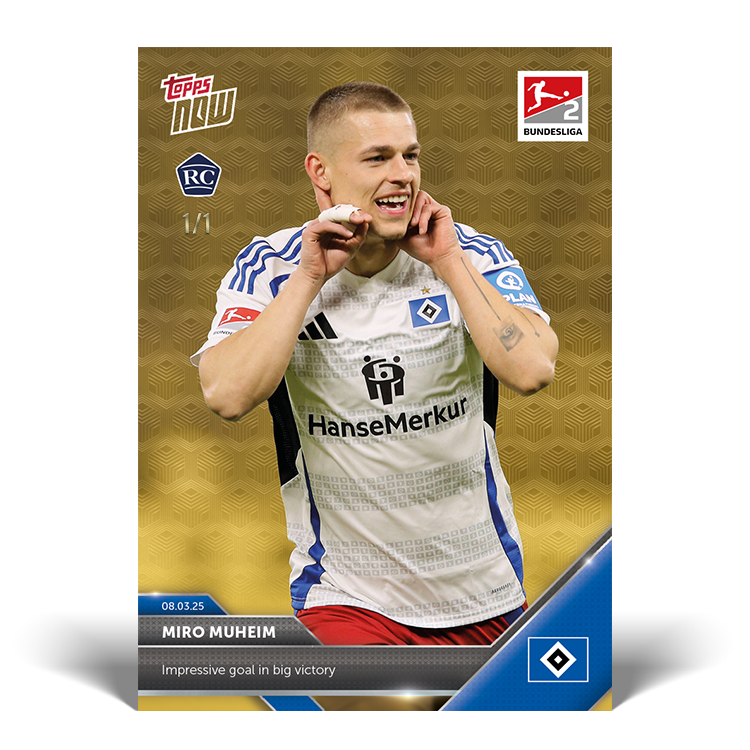 Miro Muheim - 2024-25 Bundesliga Topps NOW Card 141 - PR: 553 - Image 3