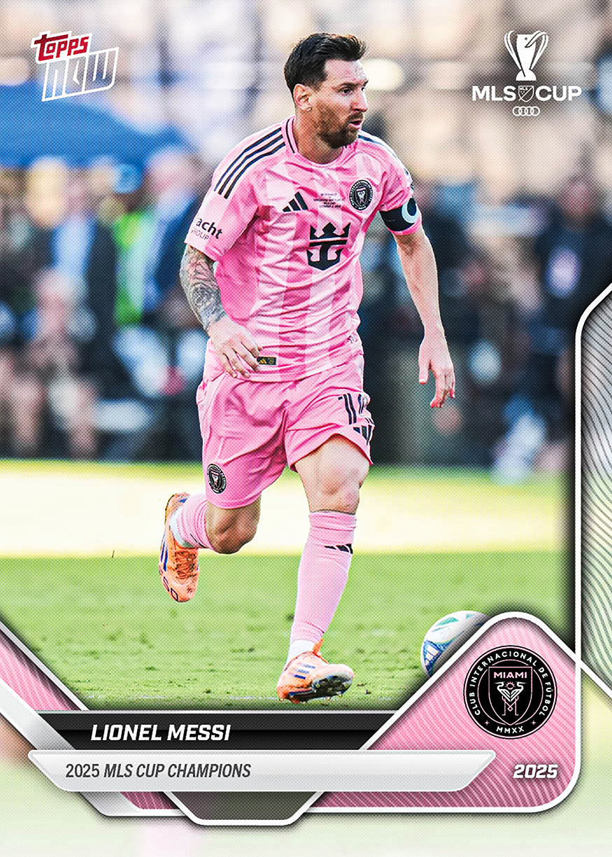 2025 MLS Cup - Inter Miami CF - MLS Topps NOW 8 Card Team Set - PR: 4115 - Image 2