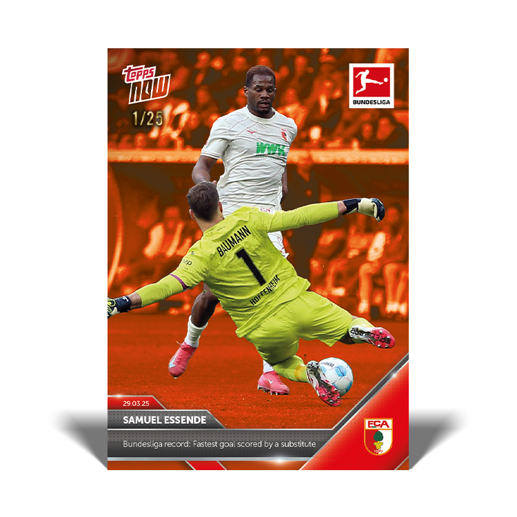 Samuel Essende - 2024-25 Bundesliga Topps NOW Card 152 - PR: 87 - Image 6