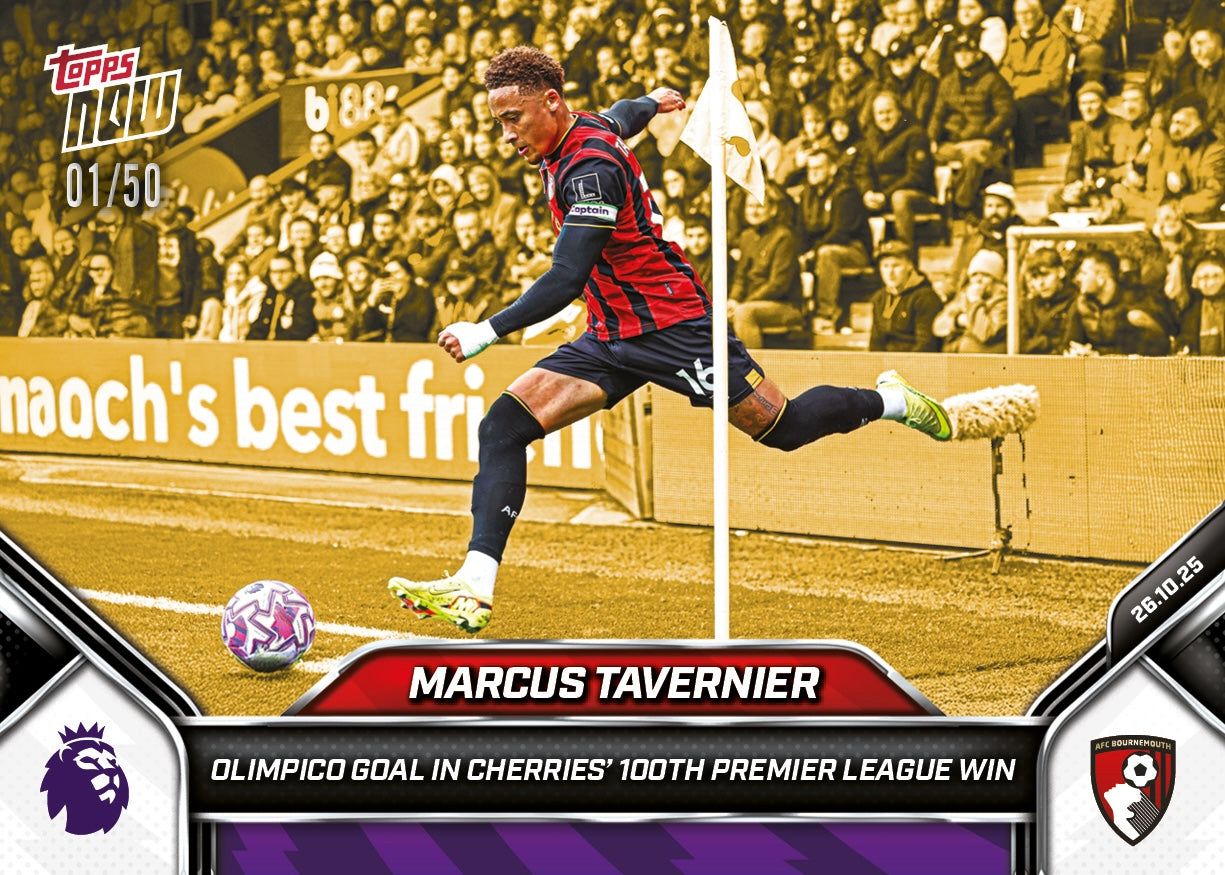 Marcus Tavernier - 2025-26 Premier League Topps NOW - Card 44 - PR: 198 - Image 6