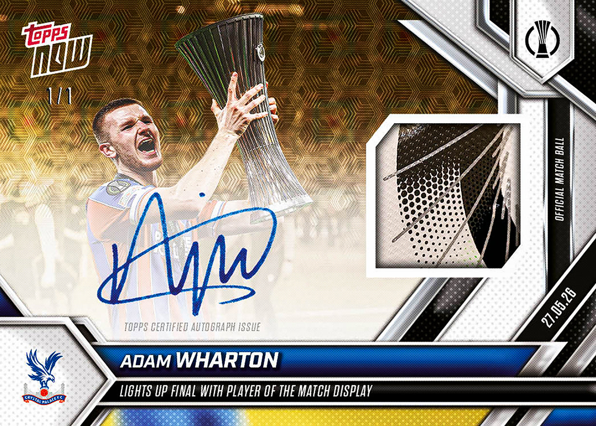 Alternative view of Adam Wharton - 2025-26 UECL Topps NOW - Card 14 - PR: 902