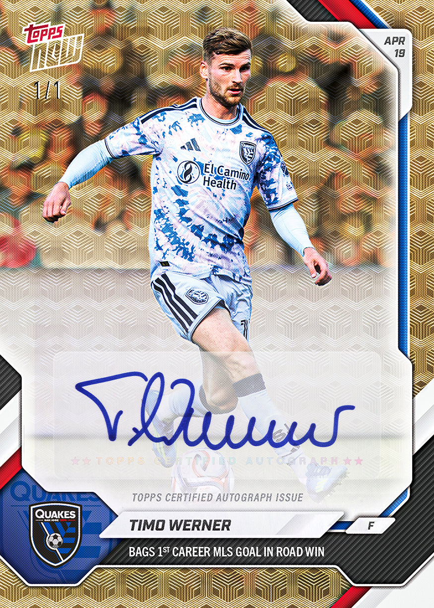 Timo Werner - 2026 MLS Topps NOW - Card 28 - PR: 566 - Image 2