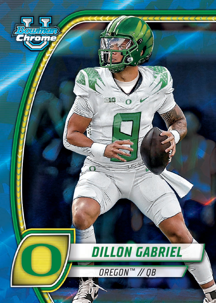 2024 Bowman University Chrome Football Sapphire Edition - Hobby Box - Sealed Case - Image 4