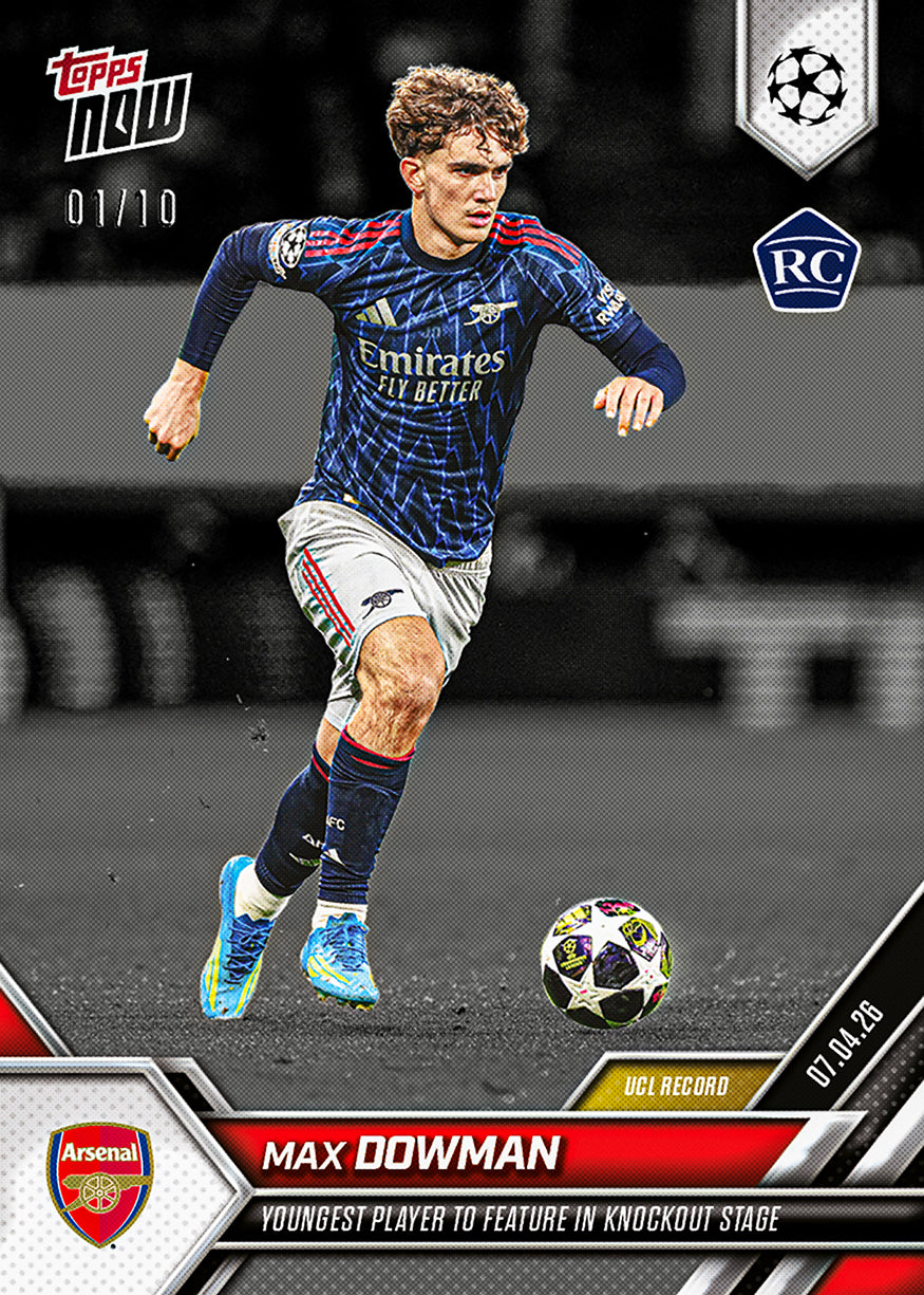 Max Dowman - 2025-26 UCL Topps NOW - Card 116 - PR: 13248 - Image 4