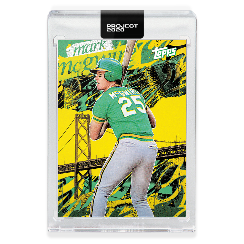 Topps PROJECT 2020 Card 351 - 1987 Mark McGwire by Tyson Beck - Print Run: 2062