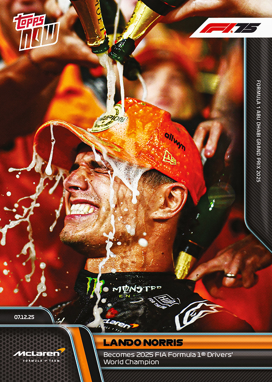 Lando Norris - 2025 Formula 1 Topps NOW - Card 86 - PR: 27624 - Image 3