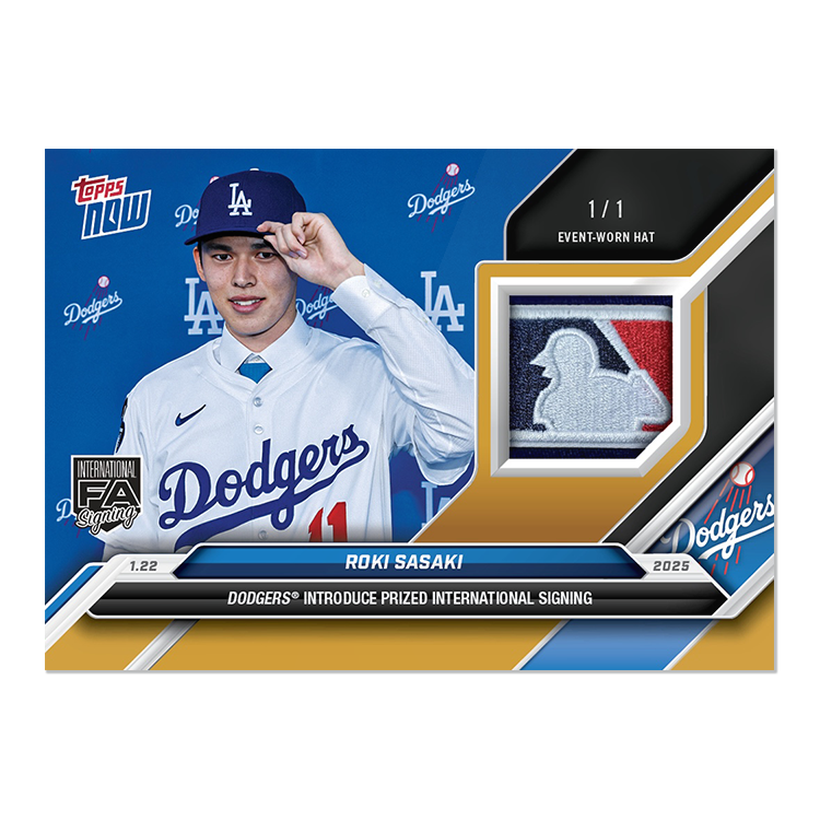 Roki Sasaki - 2025 MLB Topps NOW - Card OS-16 - LOOK FOR RELICS - PR: 24,219 - Image 2