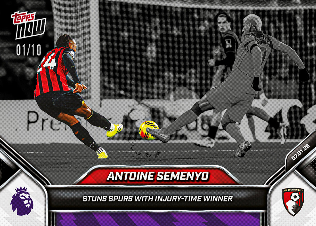 Antoine Semenyo - 2025-26 Premier League Topps NOW - Card 104 - PR: 309 - Image 4