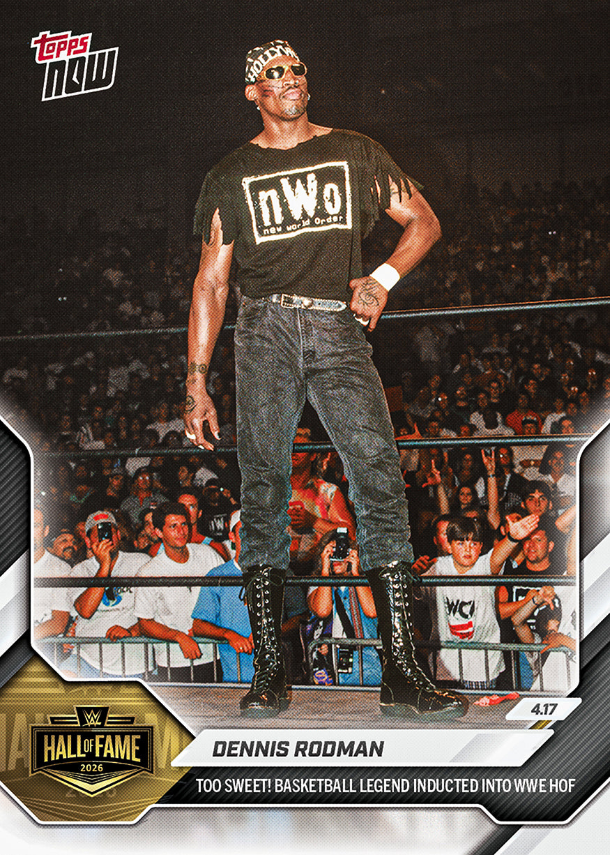 Dennis Rodman - 2026 WWE Topps NOW - Card HOF4 - PR: 2133 - Image 3