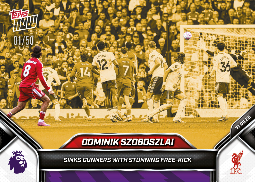 Dominik Szoboszlai - 2025-26 Premier League Topps NOW - Card 16 - PR: 2114 - Image 6