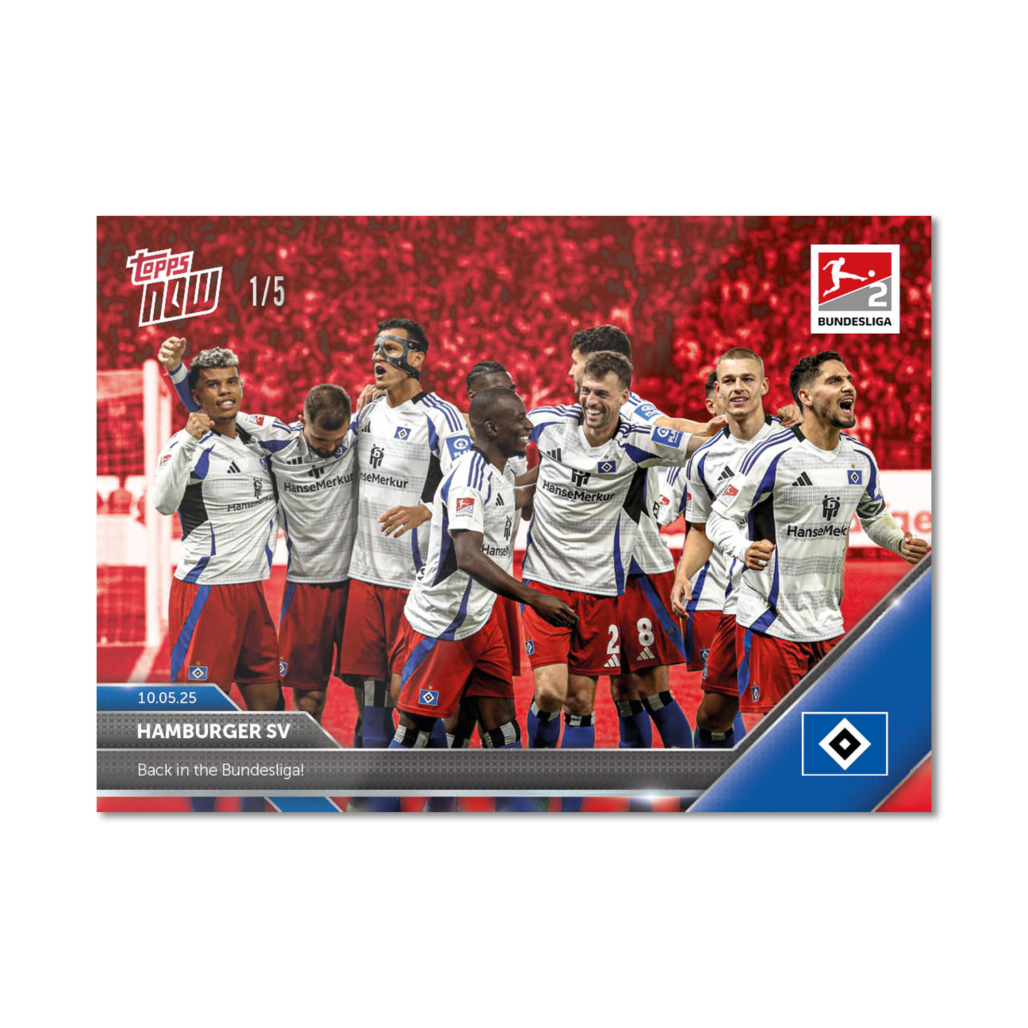 Hamburger SV - 2024-25 Bundesliga Topps NOW - Card 184 - PR: 1334 - Image 3