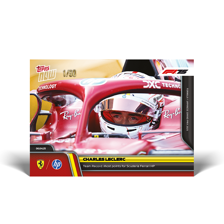 Charles Leclerc - 2025 Formula 1 Topps NOW Card 27 - PR: 1281 - Image 7