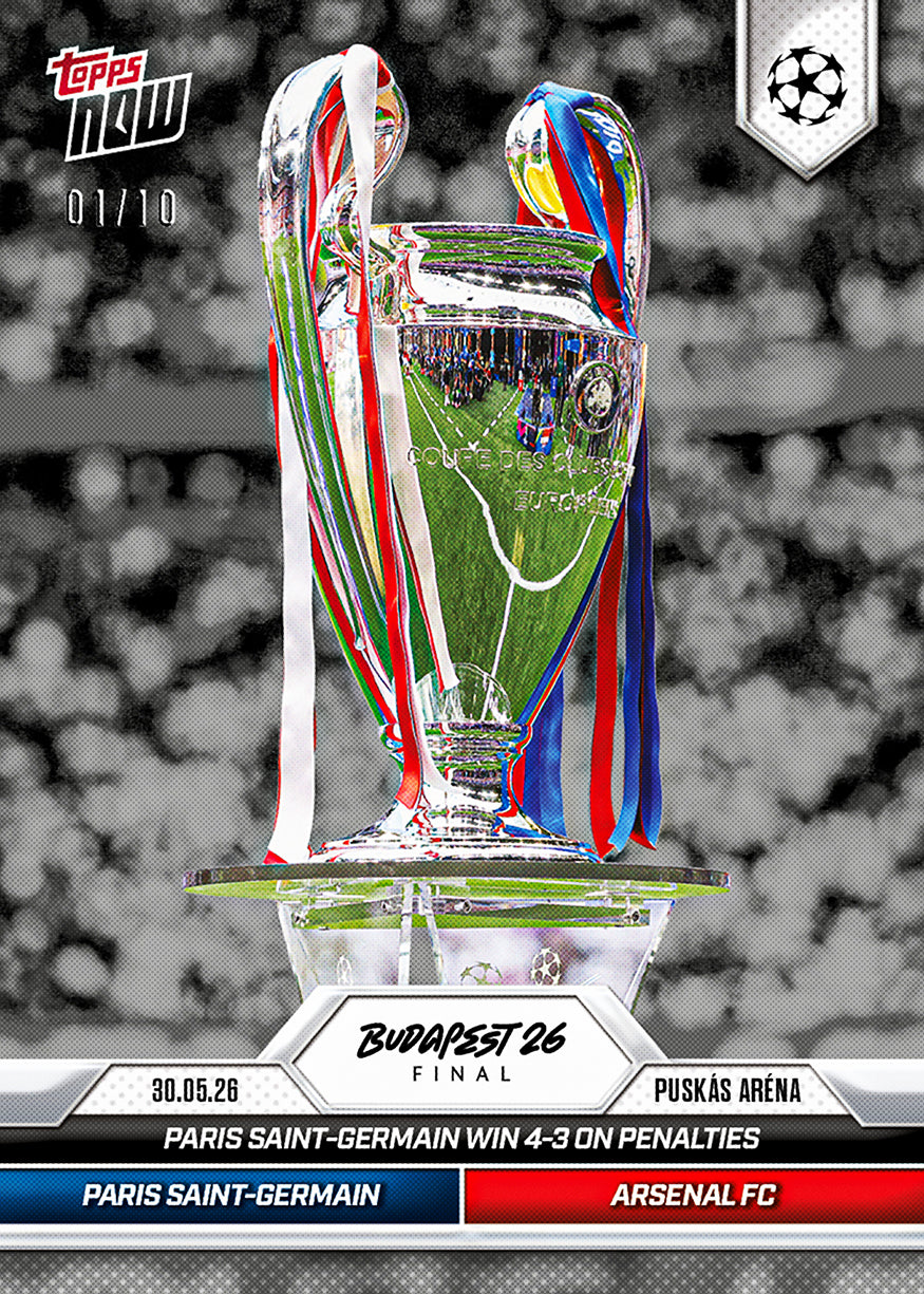 Commemorative UEFA Champions League Final card - 2025-26 UCL Topps NOW - Card 145 - PR: 1702 - Image 5