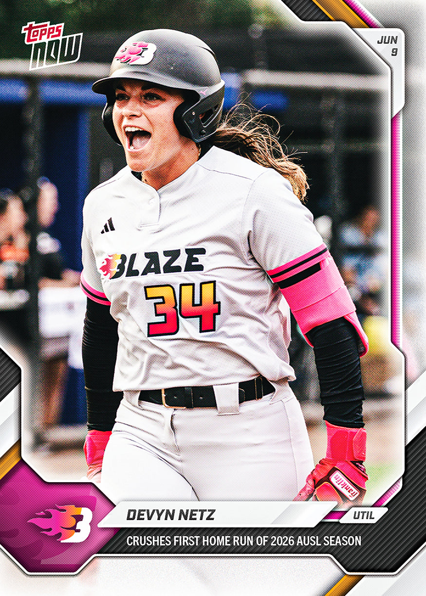 Devyn Netz - 2026 AUSL Topps NOW - Card 4 - PR: 581