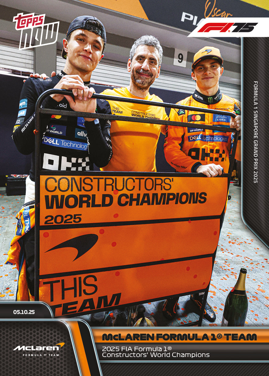 McLaren Formula 1 Team - 2025 Formula 1 Topps NOW - Card 66 - PR: 2634 - Image 7