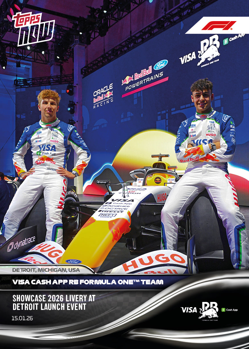 Visa Cash App RB Formula One Team - 2026 Formula 1 Topps NOW - Card 2 - PR: 1785