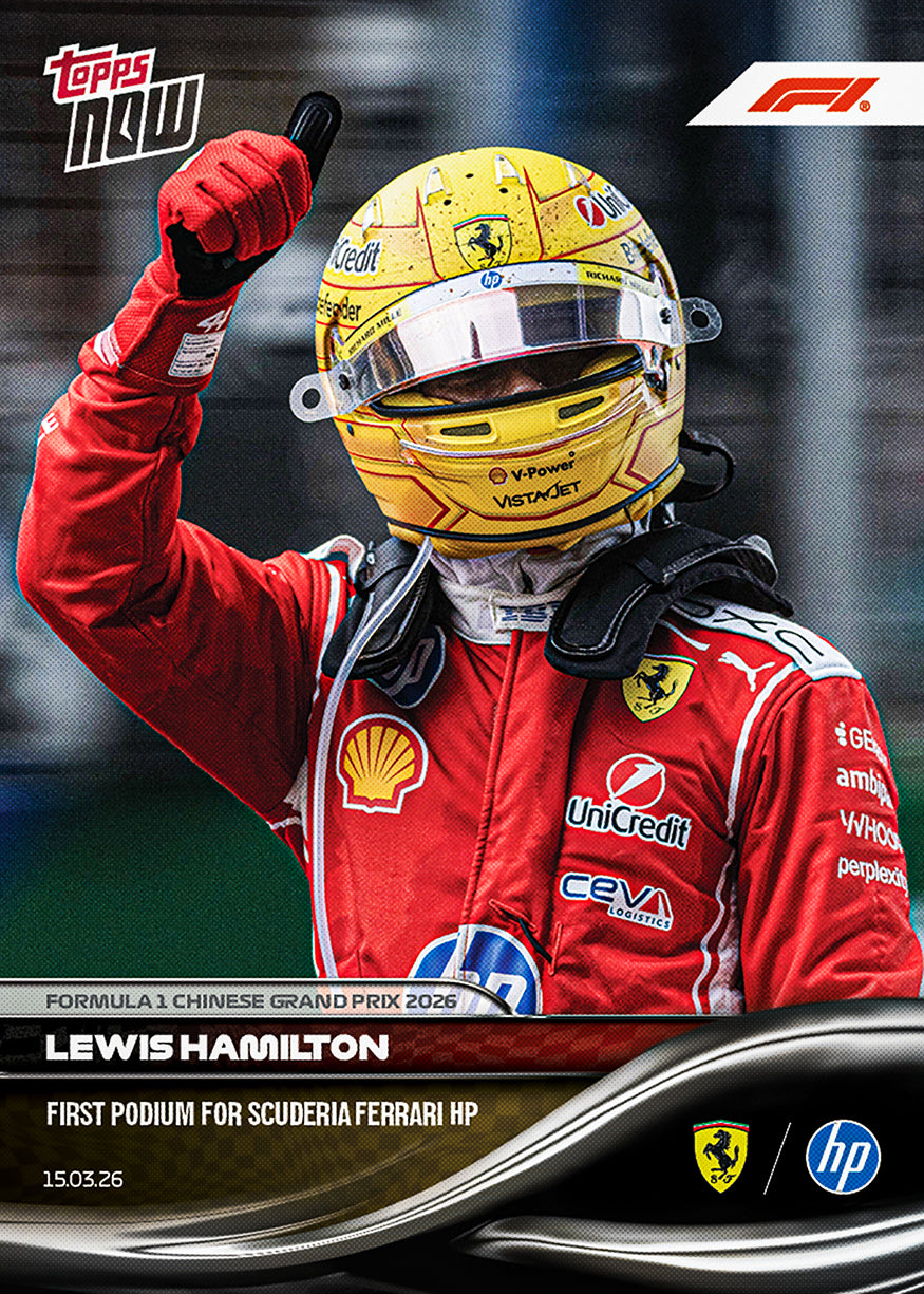 Lewis Hamilton - 2026 Formula 1 Topps NOW - Card 21 - PR:9969 - Image 2