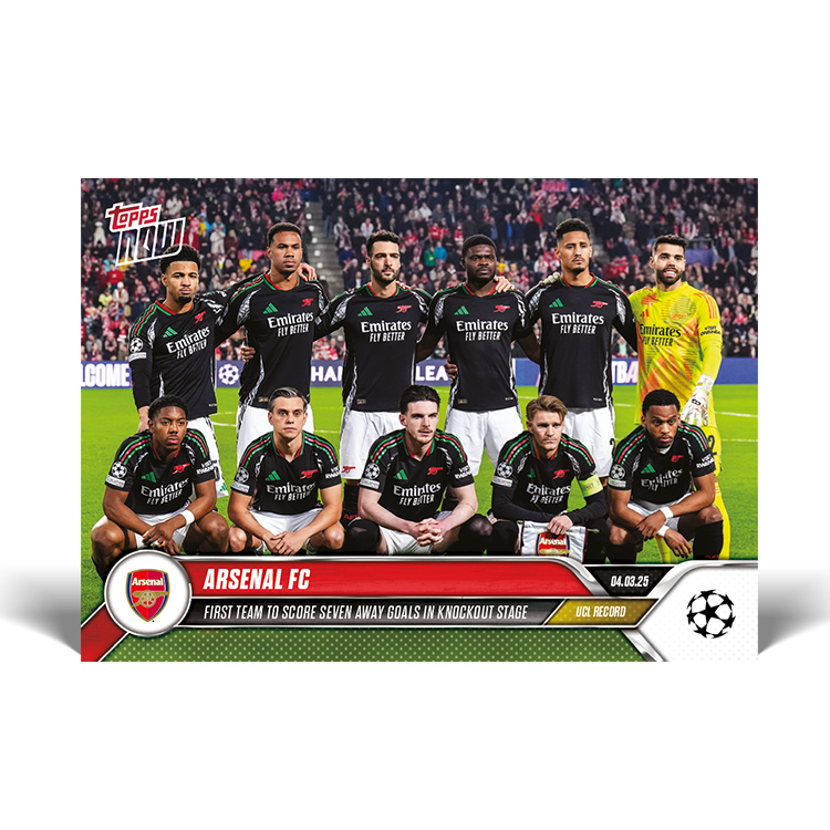 Arsenal FC - 2024-25 UCL Topps NOW Card 115 - PR: 776