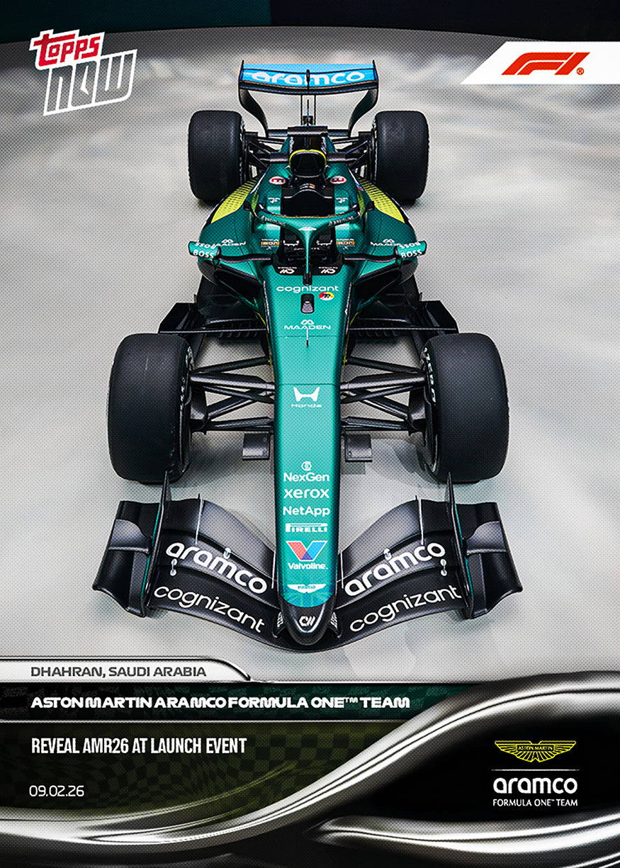 Aston Martin Aramco Formula One™ Team - 2026 Formula 1 Topps NOW - Card 10 - PR: 1482 - Image 2