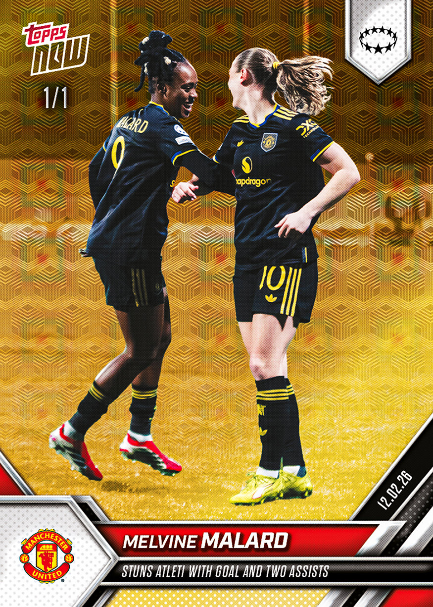 Melvine Malard - 2025-26 UWCL Topps NOW - Card 19 - PR: 224 - Image 2