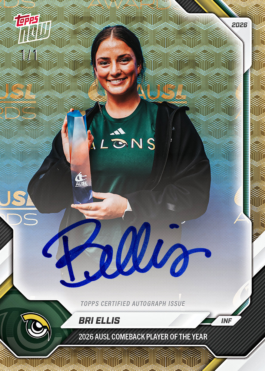 Bri Ellis - 2026 AUSL Topps NOW - Card 57 - PR: 889 - Image 2