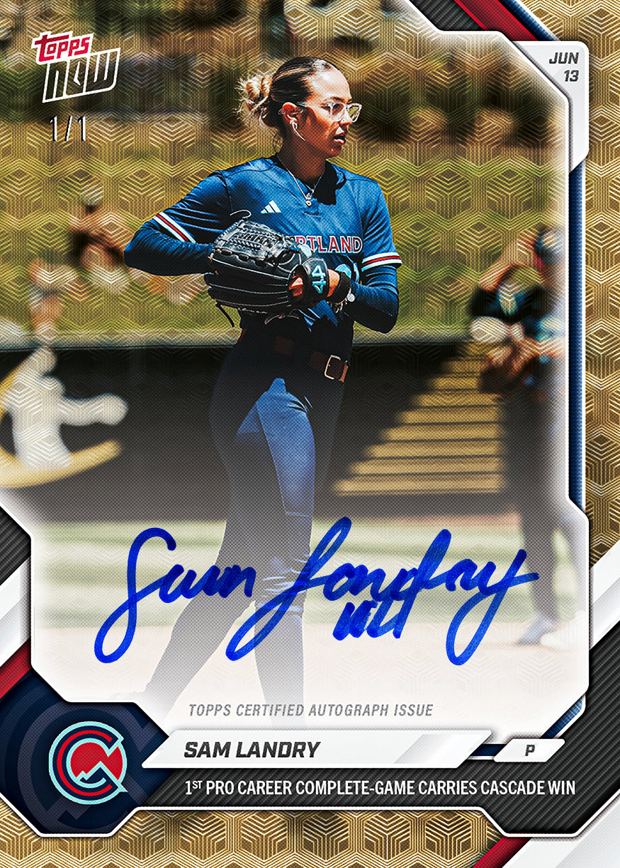 Sam Landry - 2026 AUSL Topps NOW - Card 7 - PR: 1352 - Image 2